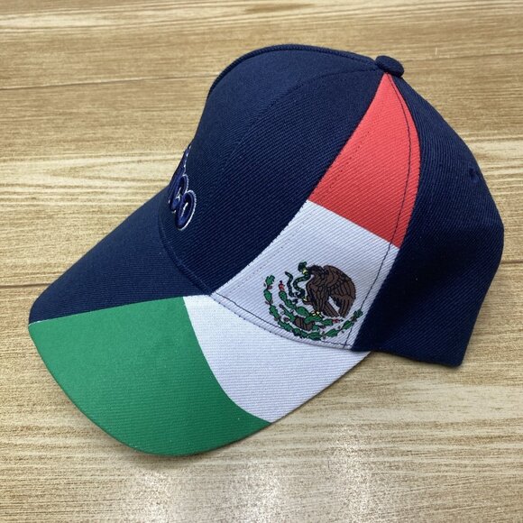 Men's Mexico Federal Eagle Flag Baseball Cap Adjustable Strapback Embroidered - Picture 2 of 10